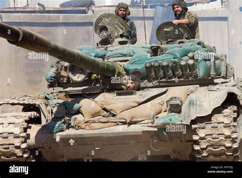 Tanks Of The Syrian Army In Jobar Damascus Stock Photo Alamy