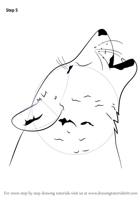 Step By Step How To Draw A Wolf Howling