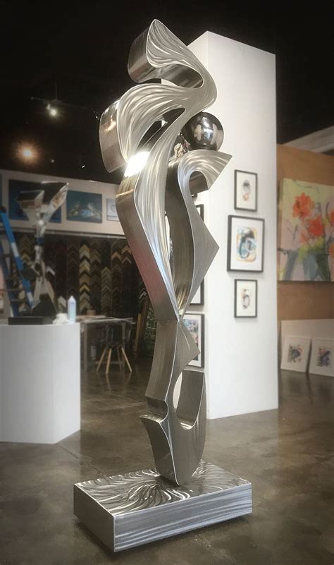 Modern Stainless Steel Sculpture By Up And Coming Sculptor Hunter