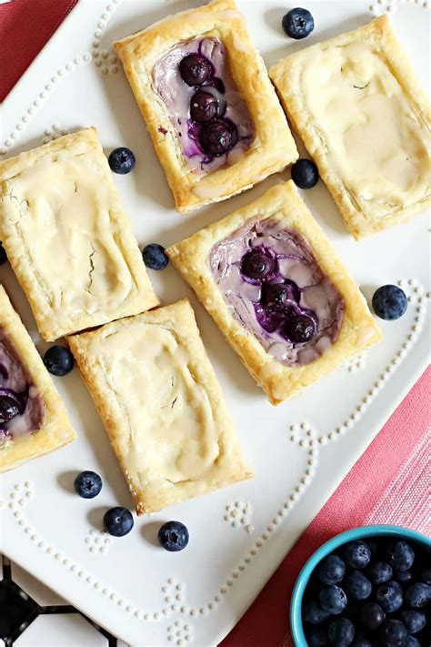 Super Easy Cheese And Blueberry Danish Puff Pastry The Anti June Cleaver