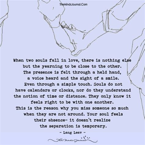 When Two Souls Fall In Love Lang Leav Quotes Finding Love Quotes