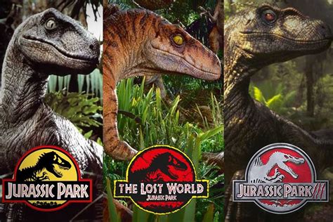 Did You Notice The Difference Between Each Velociraptor In Films Jurassicpark
