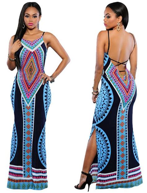 sexy tight dashiki dress open on the side several colors available