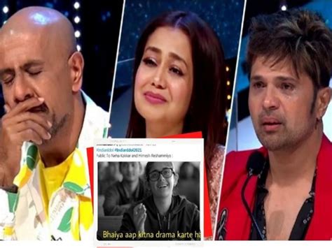 Indian Idol 12 नेटकरी जोमात जजेस कोमात पाहा पोट धरून हसायला लावणारे मीम्स Marathi News