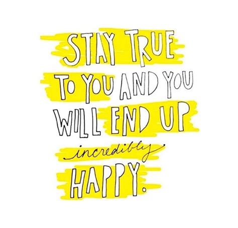 Lettering Typography Stay True Be True To Yourself Mellow Yellow Instagram Marketing Meant