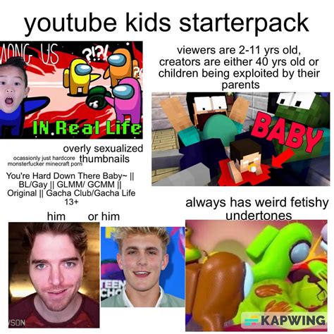 Youtube Kids Starterpack Rstarterpacks