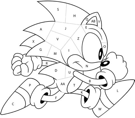 Paint By Letter Sonic The Hedgehog Quiz By Goc3