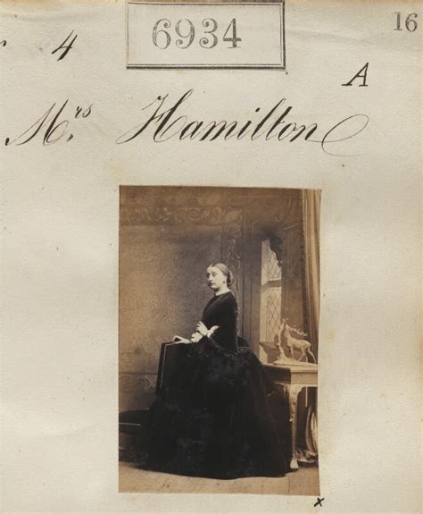 Npg Ax56853 Mrs Hamilton Portrait National Portrait Gallery