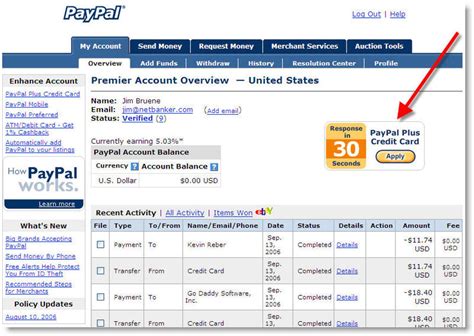 Step 2 select debit/credit card from. PayPal's 30-Second Credit Card Application - Finovate