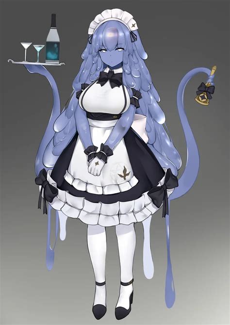 Slime Maid Original Animemaids Character Art Anime Character Design Fantasy Character Design