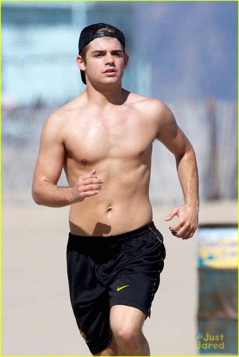 garrett clayton shirtless jog in santa monica garrett clayton photo 35438469 fanpop