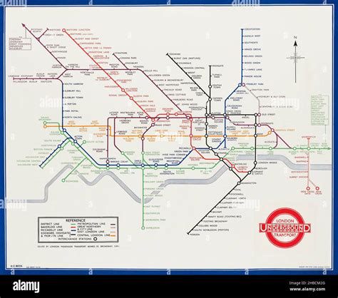 Mappa Della Metropolitana Di Londra Harry Beck Immagini E Fotografie