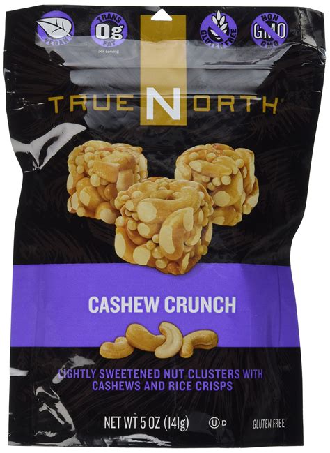 True North Cashew Crunch Lightly Sweetened Nut Clusters With Cashews