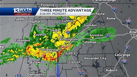 Severe Weather In Alabama Wvtm 13 Live Doppler Radar Youtube