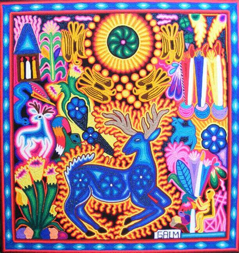 Este Es El Significado De Los Símbolos Del Arte Huichol Más De México