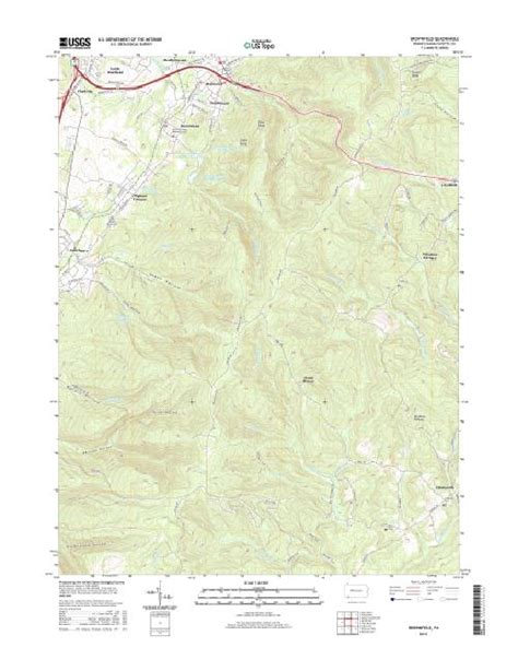 Mytopo Brownfield Pennsylvania Usgs Quad Topo Map