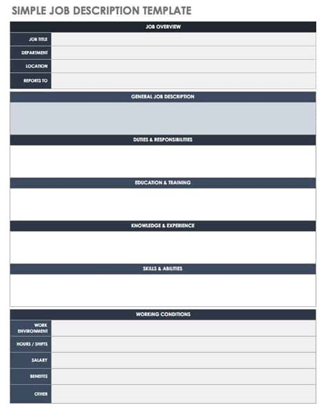 Roles And Responsibilities Template Word Database
