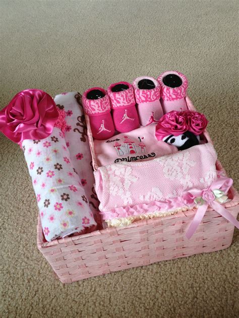 Maybe you would like to learn more about one of these? Baby girl gift basket | Baby girl gift baskets, Baby ...