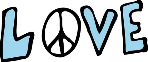 Peace love + happiness club. OnlineLabels Clip Art - Love and Peace