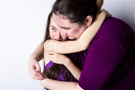 Mother Comforting Her Daughter Stock Image Image Of Hand Face 76190185