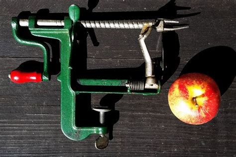 Vintage Apple Fruit Peeler And Corer With Counter By Zincfineart