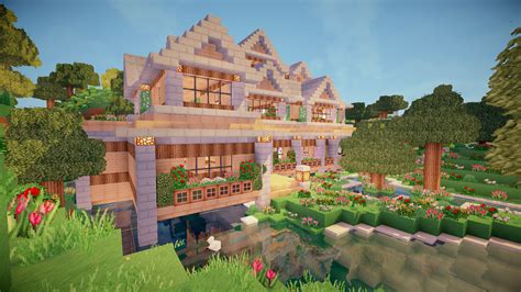 Making minecraft houses is hard. Minecraft Flower Forest House - Modern House