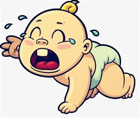 Baby Crawling On The Floor Crying Baby Clipart Baby Baby Crawl Png