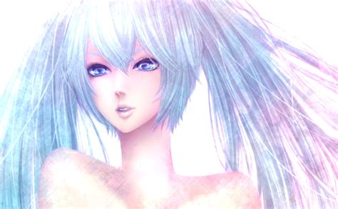 Safebooru Artist Request Bad Id Bare Shoulders Blue Eyes Blue Hair Close Hatsune Miku Long