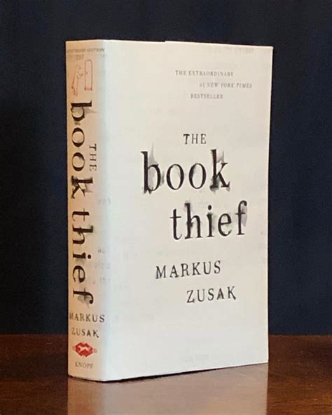 The Book Thief Anniversary Edition By Markus Zusak Fine Hardcover
