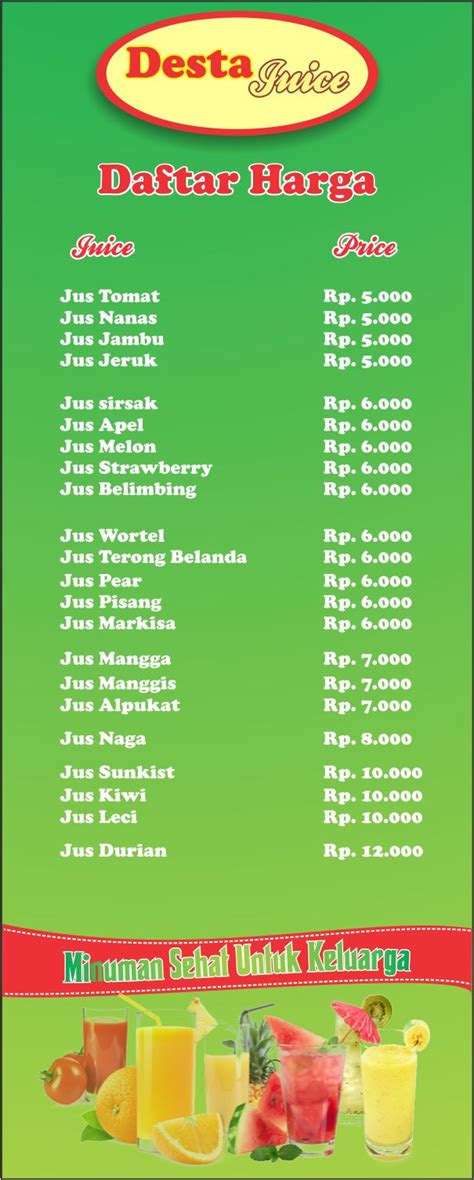 Fast food restaurant in blora, jawa tengah, indonesia. Download template Gratis Spanduk Bisnis Jus (Juice) Buah format Corell Draw | Imagination
