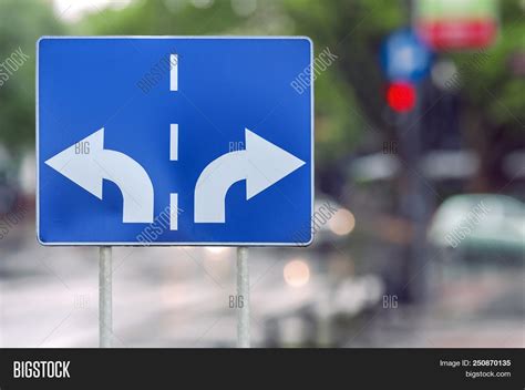 Road Sign Opposite Image And Photo Free Trial Bigstock