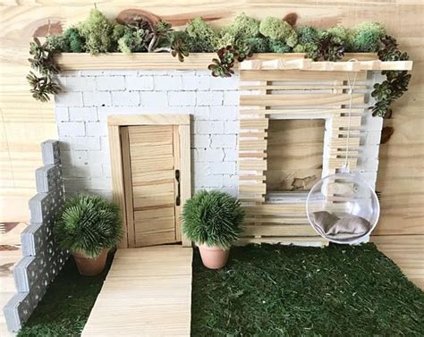 Building Kit Miniature Cinder Block Facade Kit
