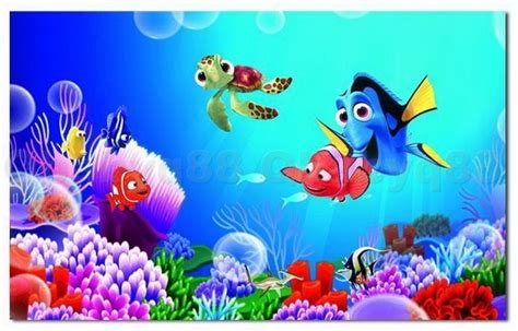 Finding nemo is an animated film revolving a clownfish named marlin, who, along with dory, searches for his abducted son named nemo. Finding Nemo Colorful fish Wall decal Removable stickers ...