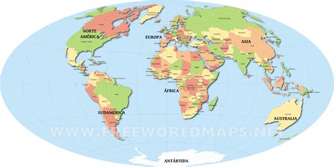 Mapa Del Mundo Con Nombres De Paises Imagui