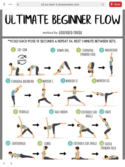 Basic Yoga Poses For Beginners Printable