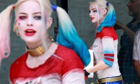 Margot Robbie Shows Off Her Pert Posterior Filming Suicide Squad Scenes