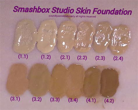 Smashbox Studio Skin Foundation Smashbox Studio Skin Foundation Facial