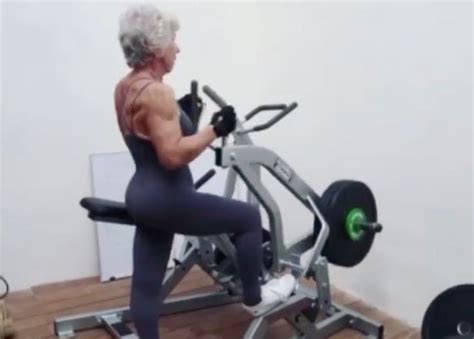 Incredible Weightlifting Granny 73 Sheds Four Stones And Gets Ripped