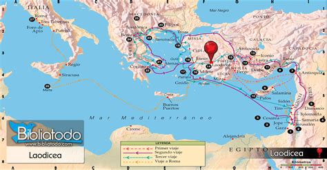 Mapa De Laodicea