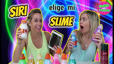 Siri Decide Mi Slime Ruleta De Slime Con Siri Doble Twins Youtube