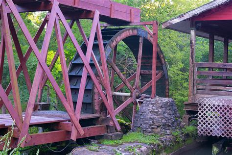 Waterwheel Mill Clifton Grist Mill Built In 1802 On The Little M