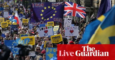 Brexit Protest Thousands March In London To Unite For Europe As It