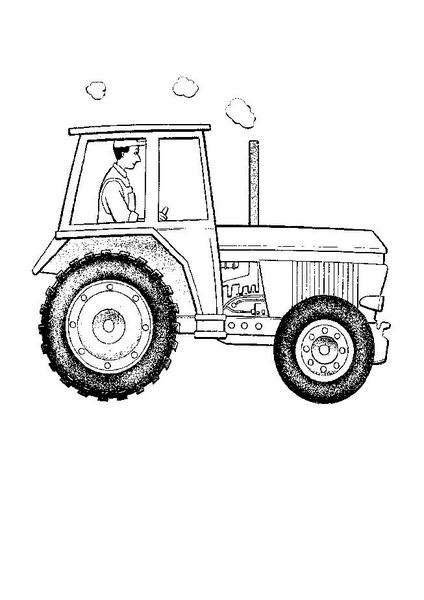 Traktor Do Wydruku Dla Dzieci Kolorowanka Koparka Kolorowanka Do