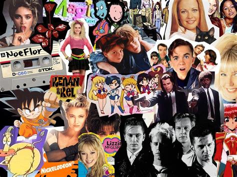 90s Collage Wallpapers Top Free 90s Collage Backgrounds Wallpaperaccess