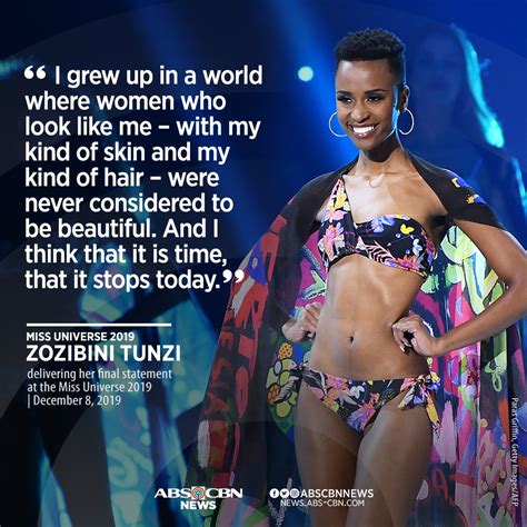 We Stan Our New Queen Zozibini Tunzi Delivered A Powerful Speech About Beauty In Her Final