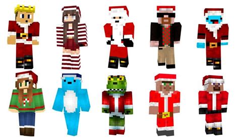 Minecraft Christmas Skins Minecraft Minecraft Christmas Minecraft Skins