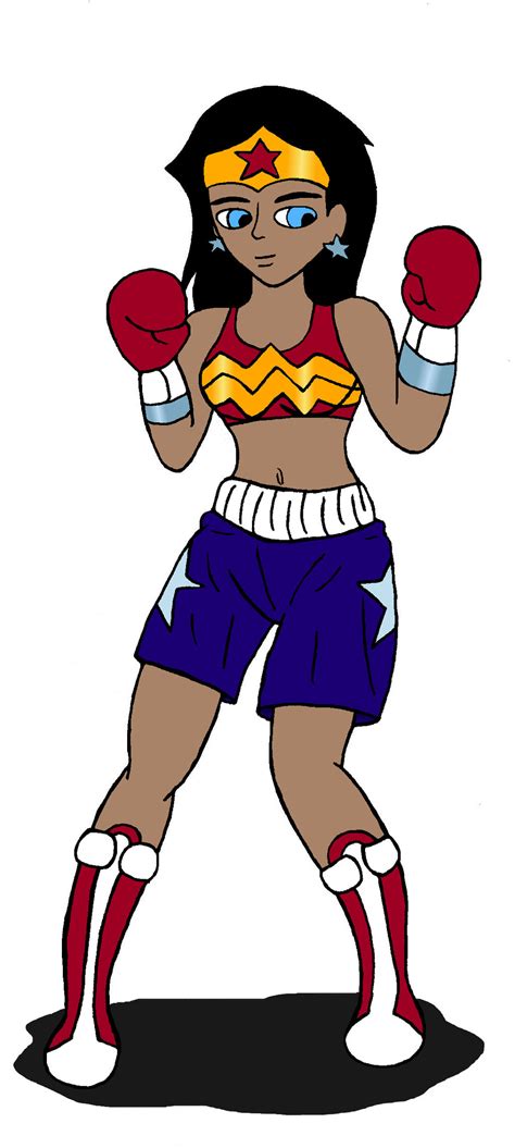 Wonder Woman Boxer By Snowdog Zic On Deviantart