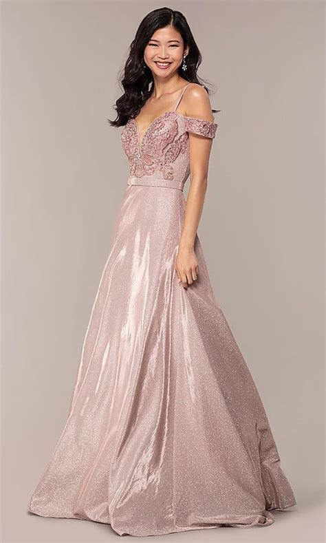 Long Sweetheart Glitter Jersey Prom Dress Jersey Prom Dress
