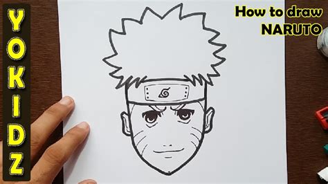 Anime Naruto Headband Drawing