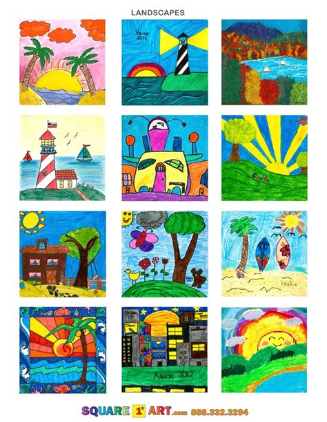 Pin By Square 1 Art On Art Ideas Elementary Art Projects Art